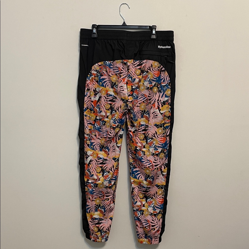 The North Face Women’s Hydrenaline Windwall Black Tropical Gorpcore Pants Large - Picture 4 of 7